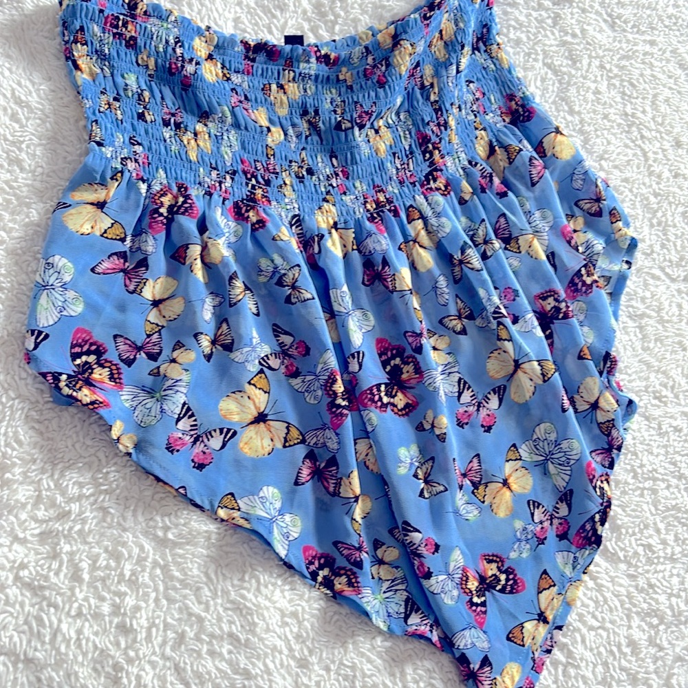 Wild fable, sheer halter top